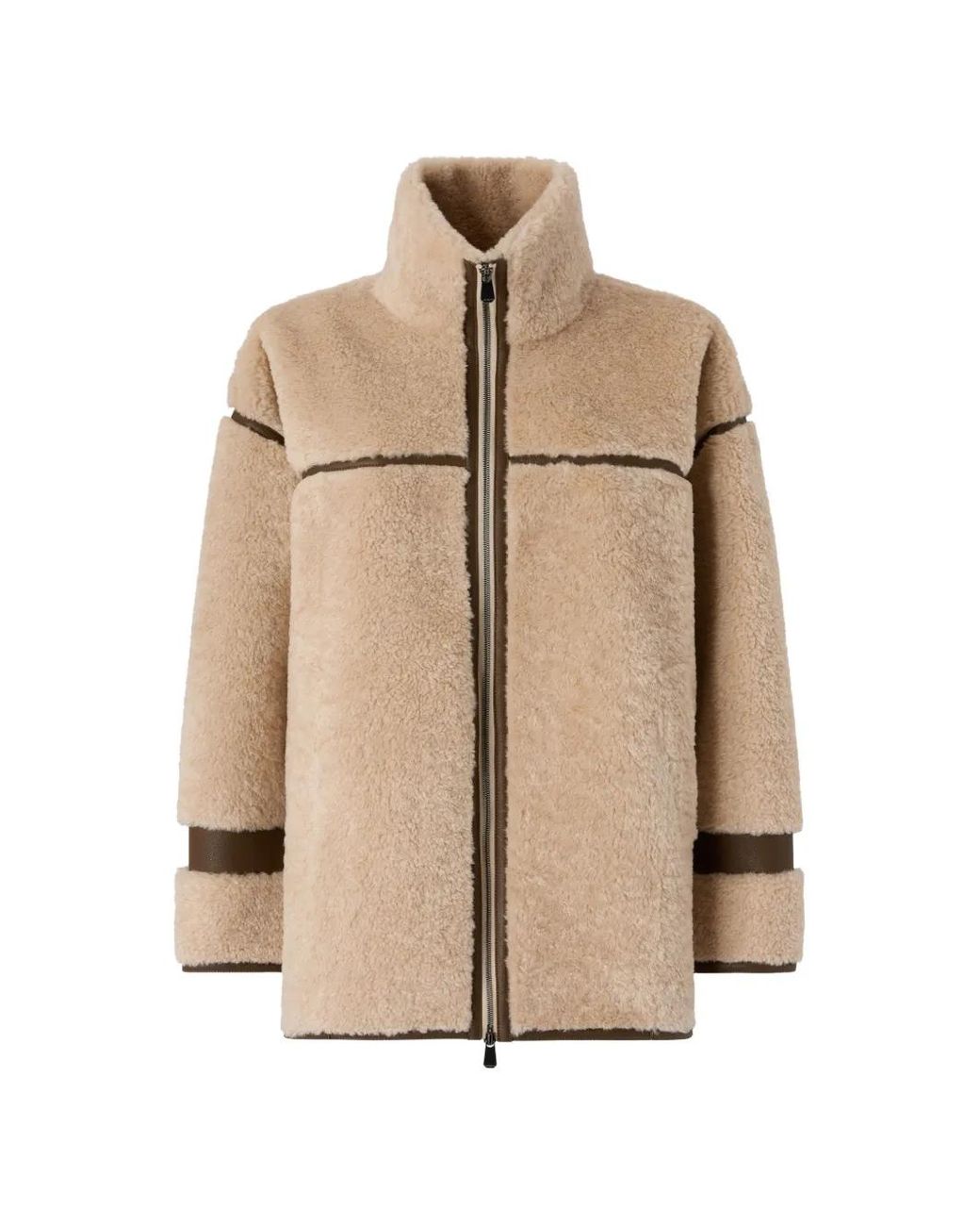 Pinko Natural Celosia Caban Aspen Coat