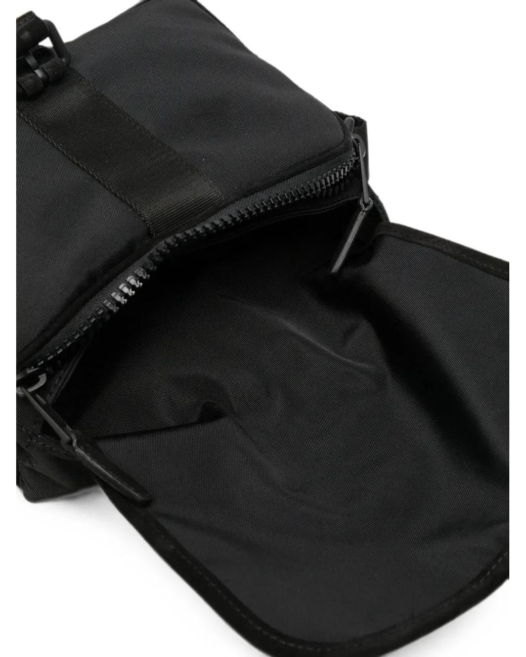 Moschino Black Sacoche À Bande Logo for men