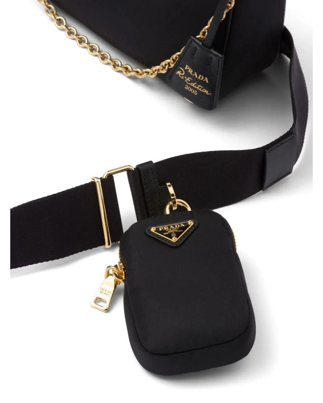 Prada Black Re-Edition 2005 Re-Nylon Bag