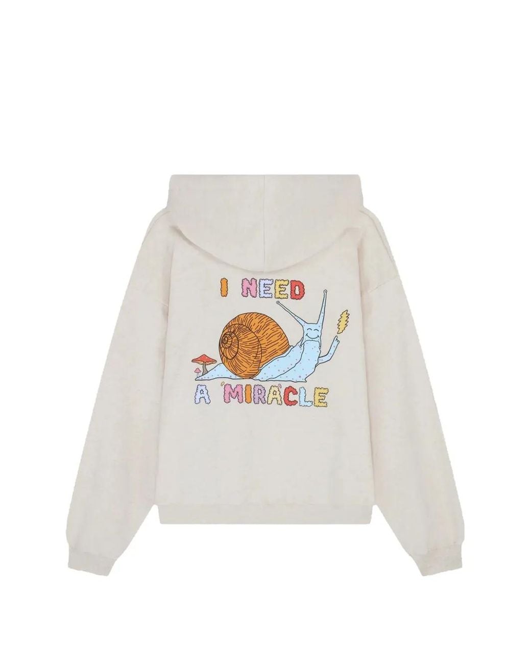 MIRA MIKATI White X Grateful Dead 'I Need A 'Mira'Cle' Printed Hoodie