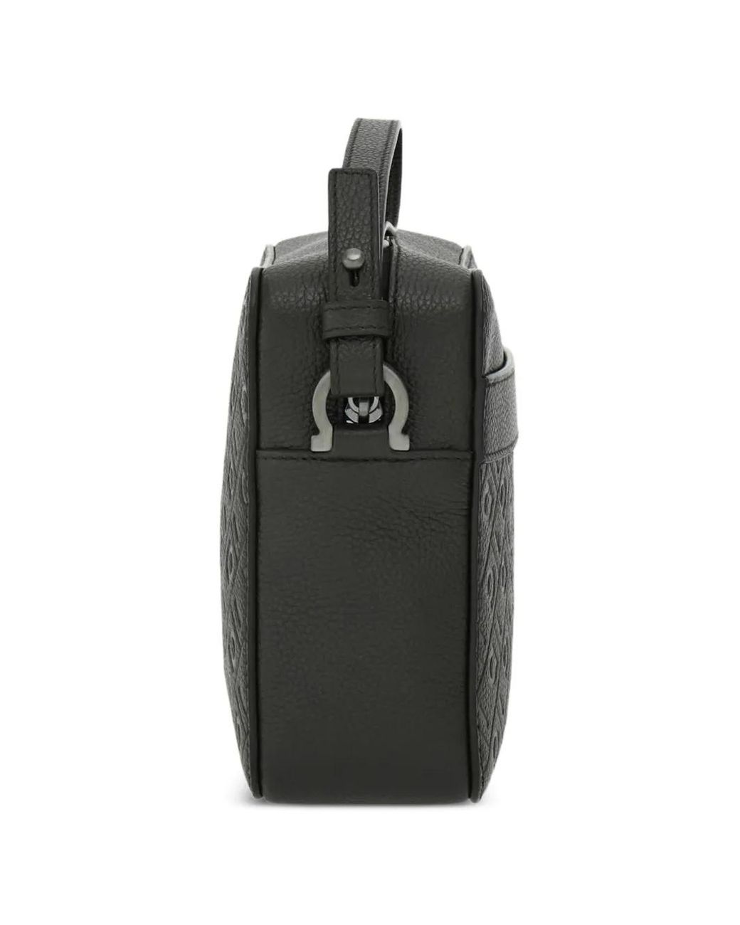 Ferragamo Black Monogram Shoulder Bag for men