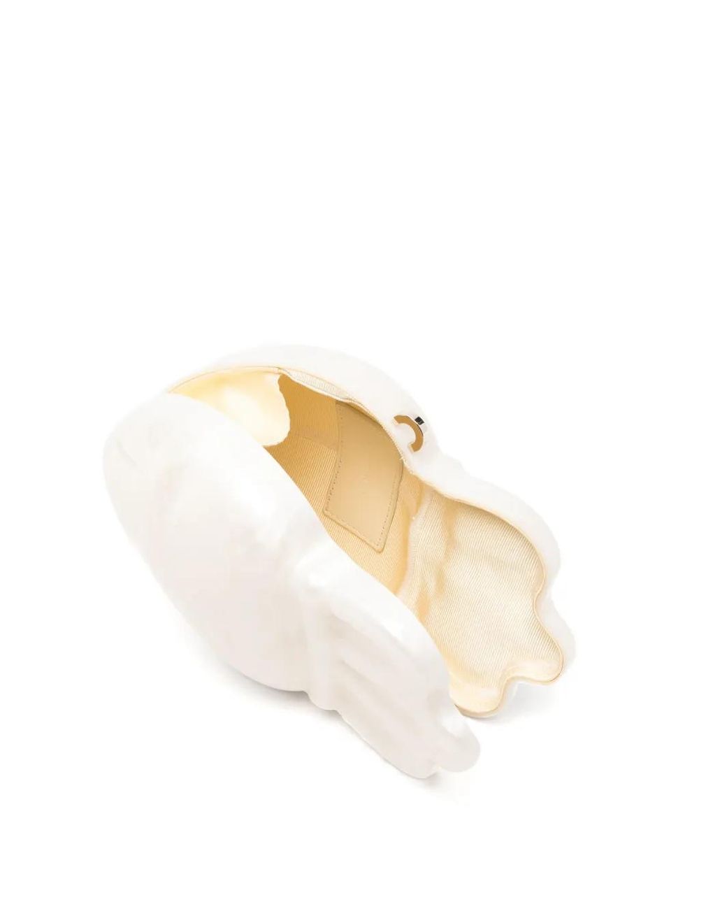 Simone Rocha White Claddagh Clutch Bag