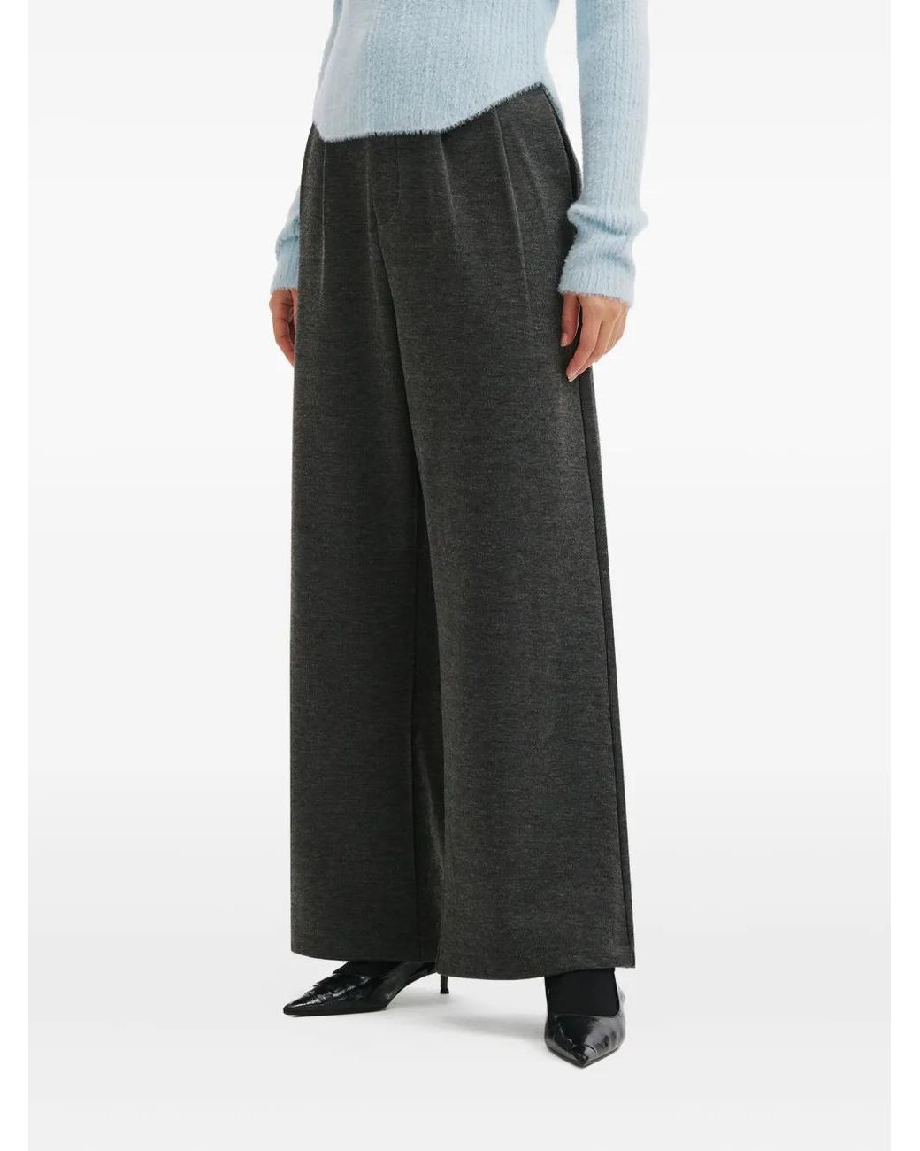 B+ AB Gray Pleated Trousers