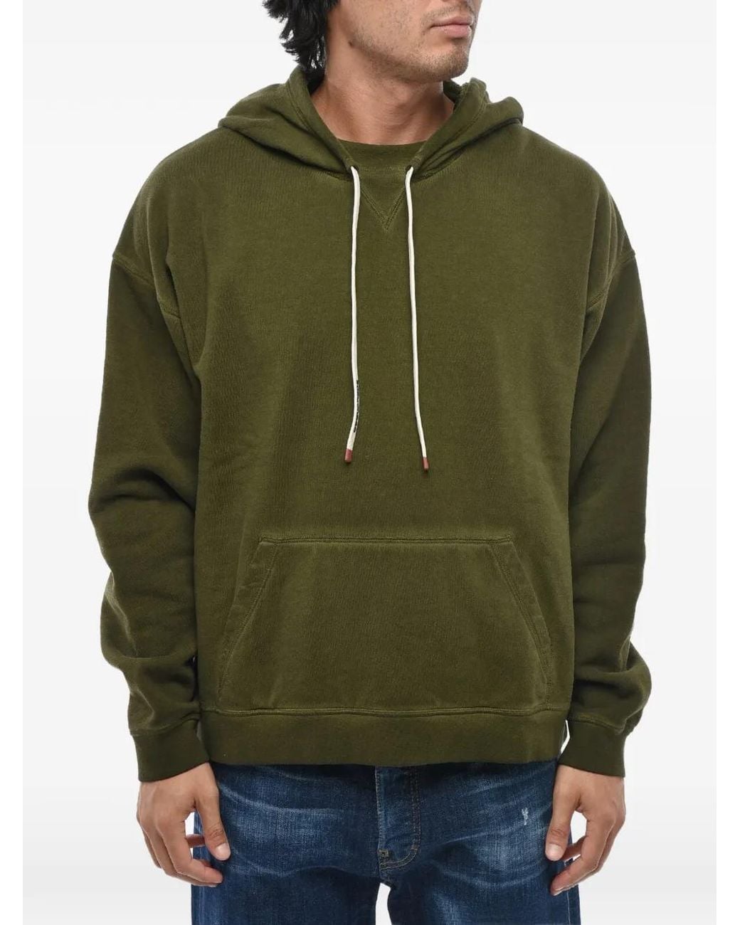 DSquared² Green Hoodie Ample À Lien De Resserrage for men