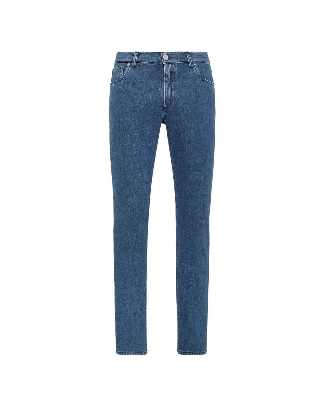 Billionaire Blue Jean À Coupe Droite for men