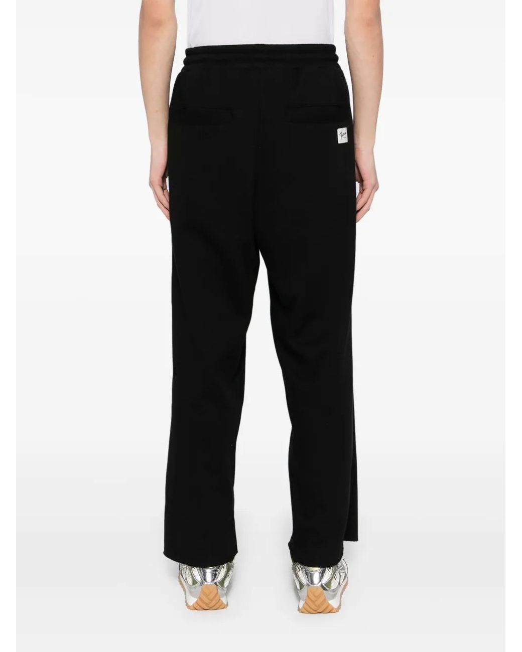 FIVE CM Black Drawstring Track Pants for men
