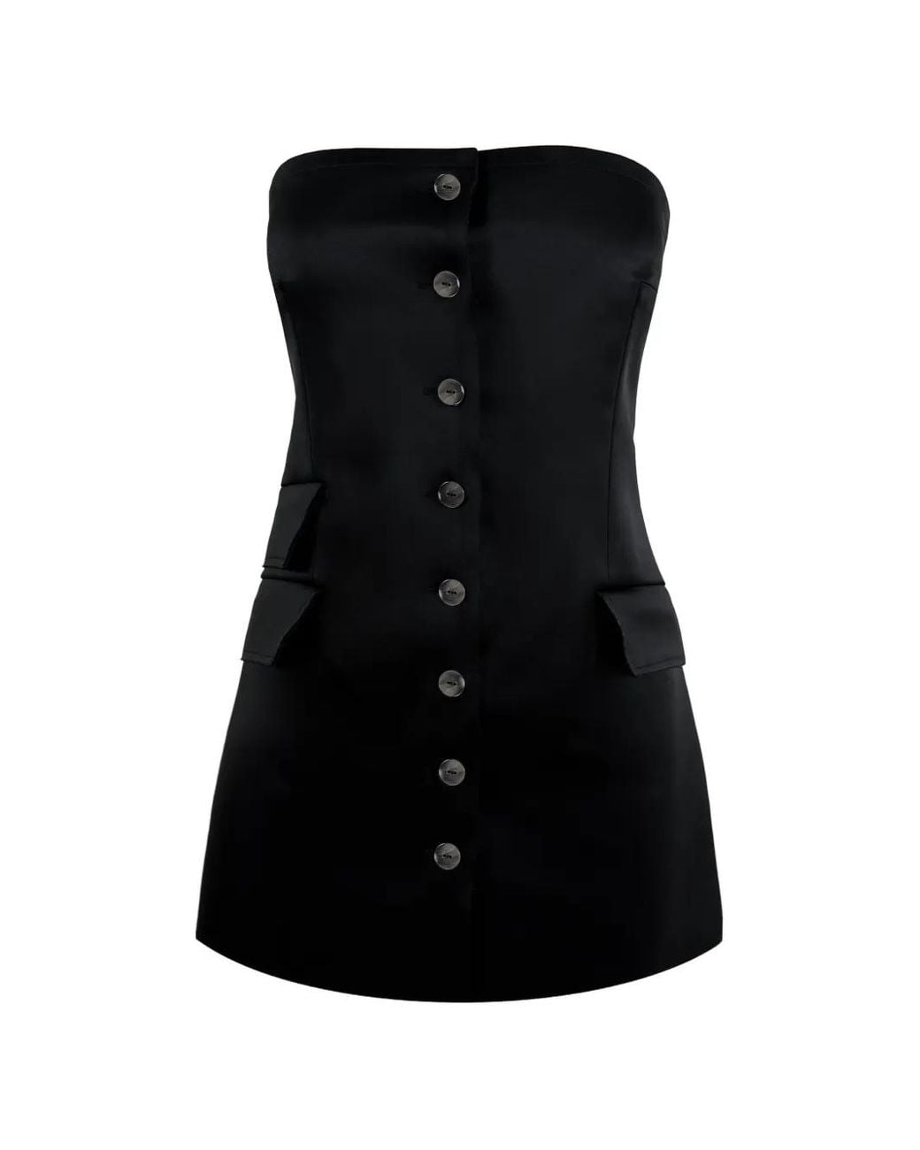 Contessa Mills Black Craft Mini Dress