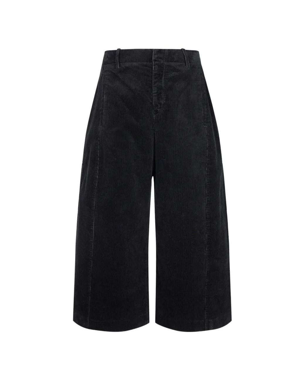 JNBY Blue Corduroy Wide-Leg Trousers