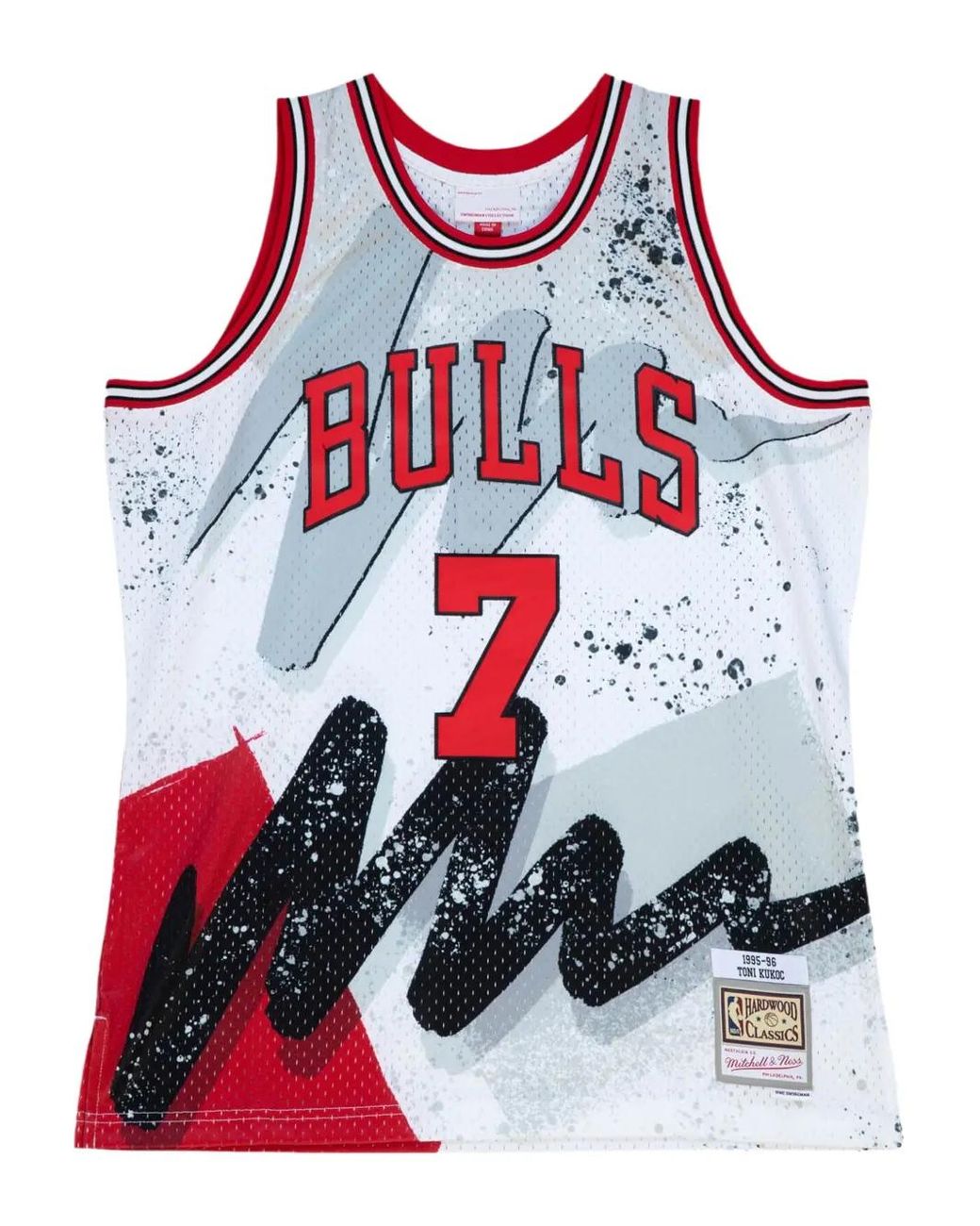 Mitchell & Ness Red Toni Kukoc Nba Chicago Bulls 1997 Hyper Hoops Swingman Tank Top for men