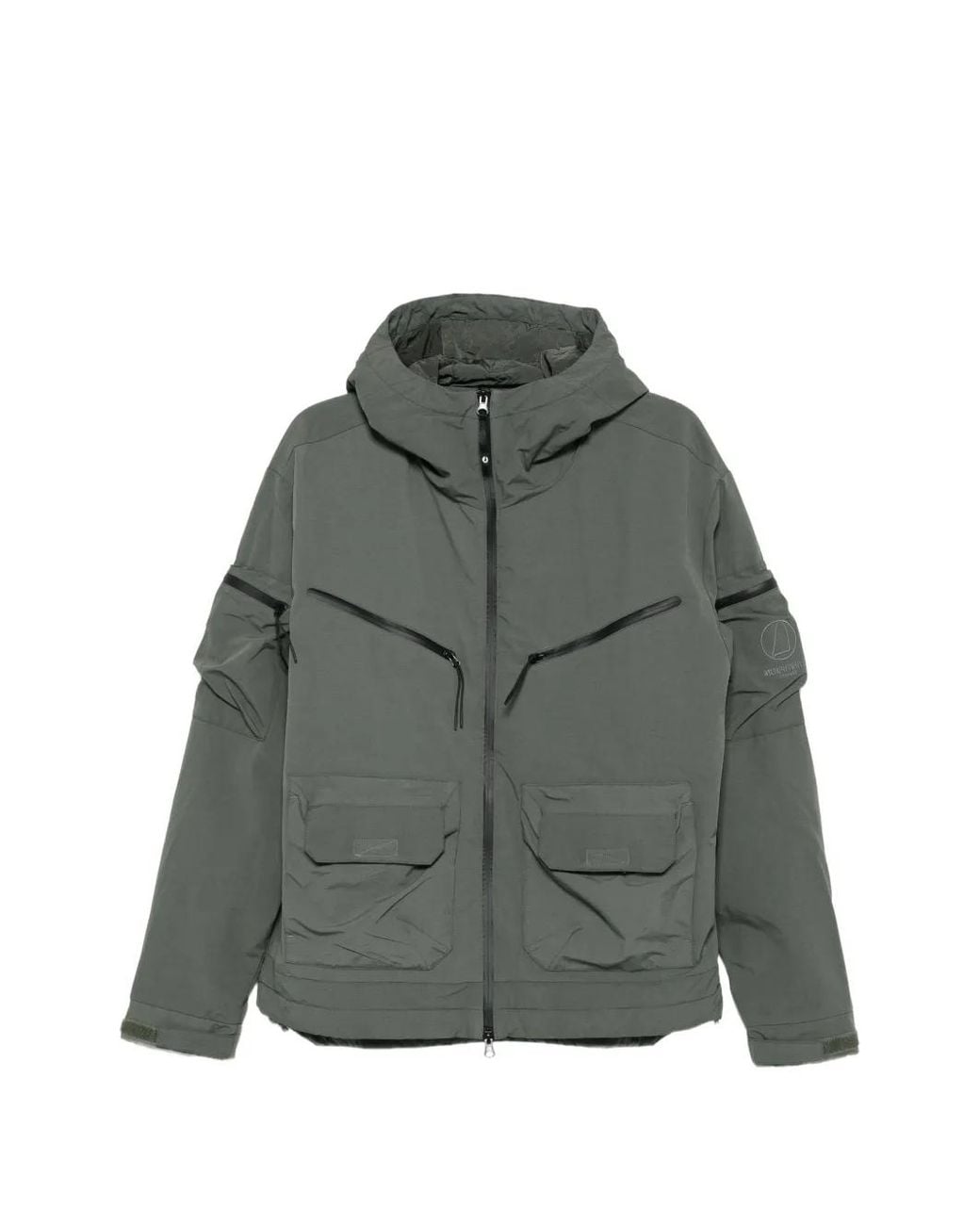 Murphy & Nye Gray Veste Sheer/1 À Capuche