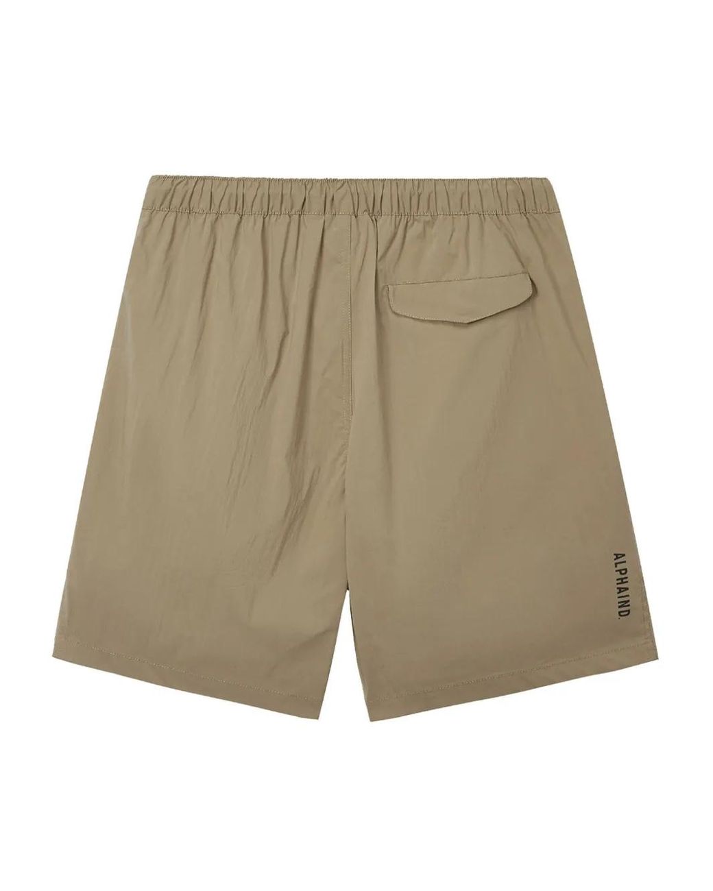 Alpha Industries Natural Logo-Patch Shorts for men