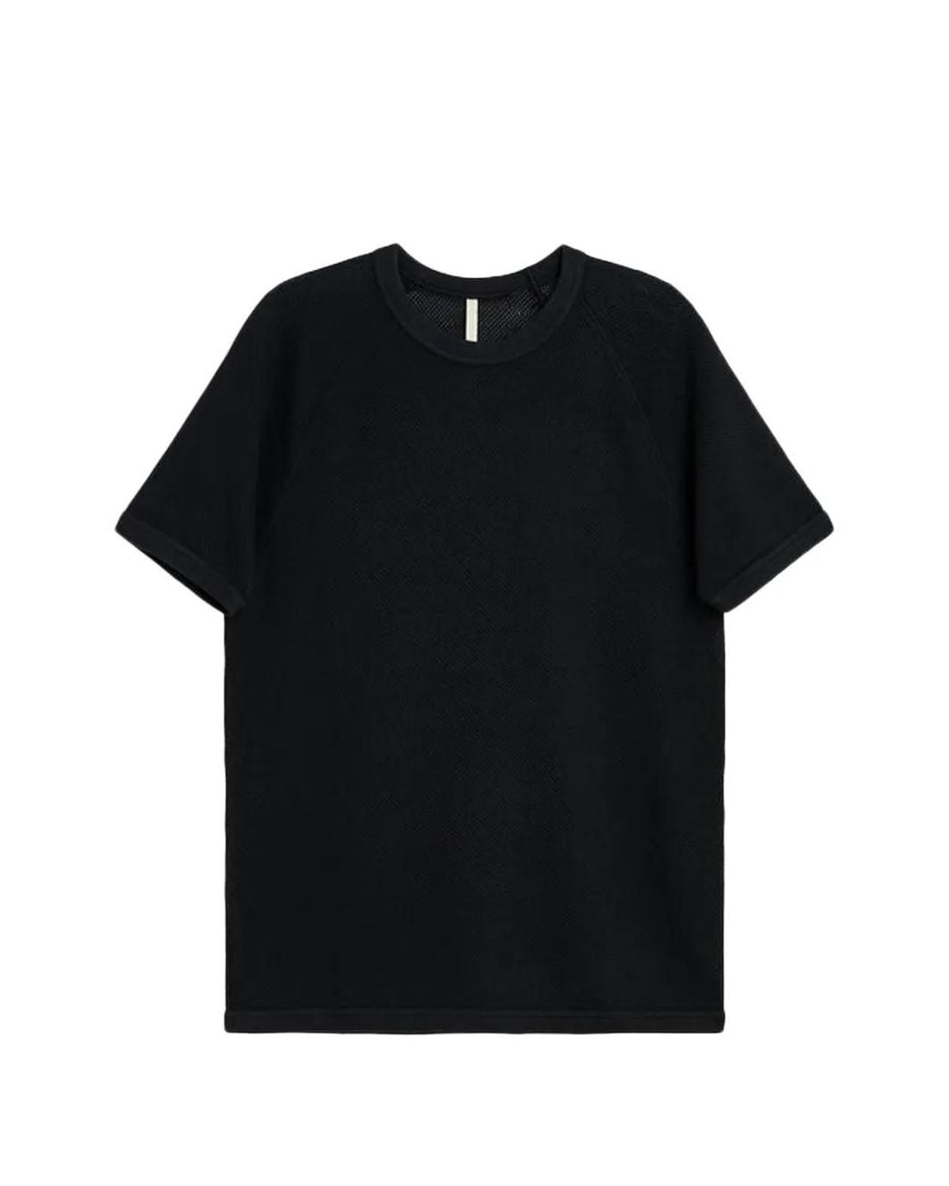 sunflower Black Raglan Textured T-Shirt for men