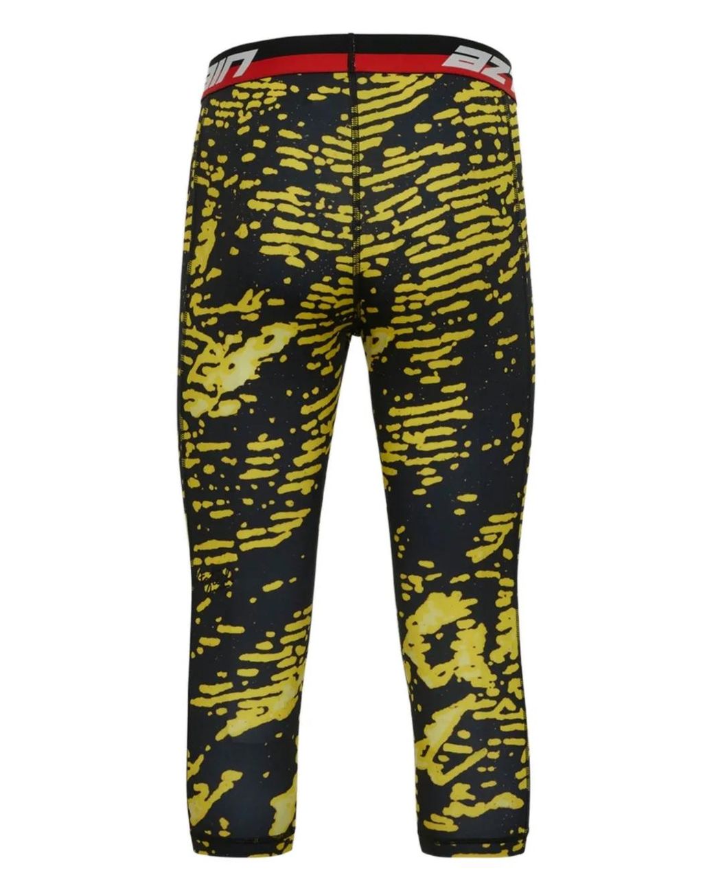 Aztech Mountain Green Printed Performance Leggings for men
