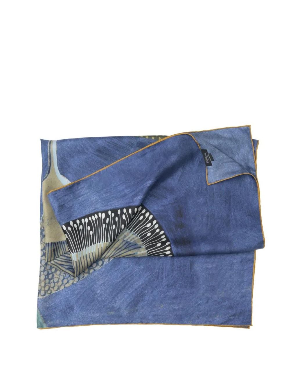 Elizabetta Blue Cristina Floral-Print Scarf