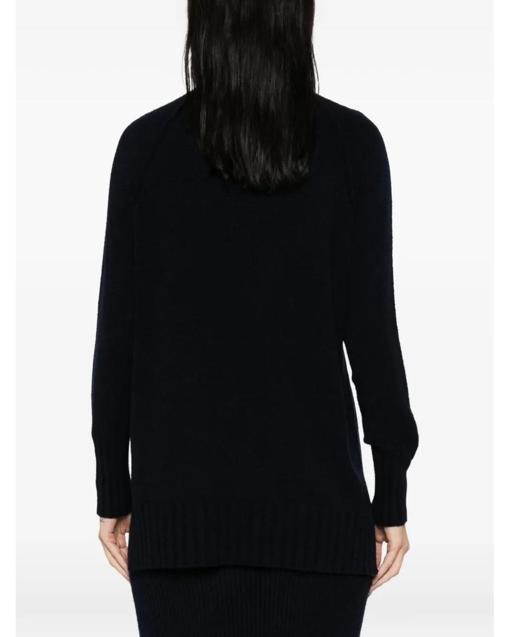 AROVESCIO Black Pullover Mit Raglanärmeln