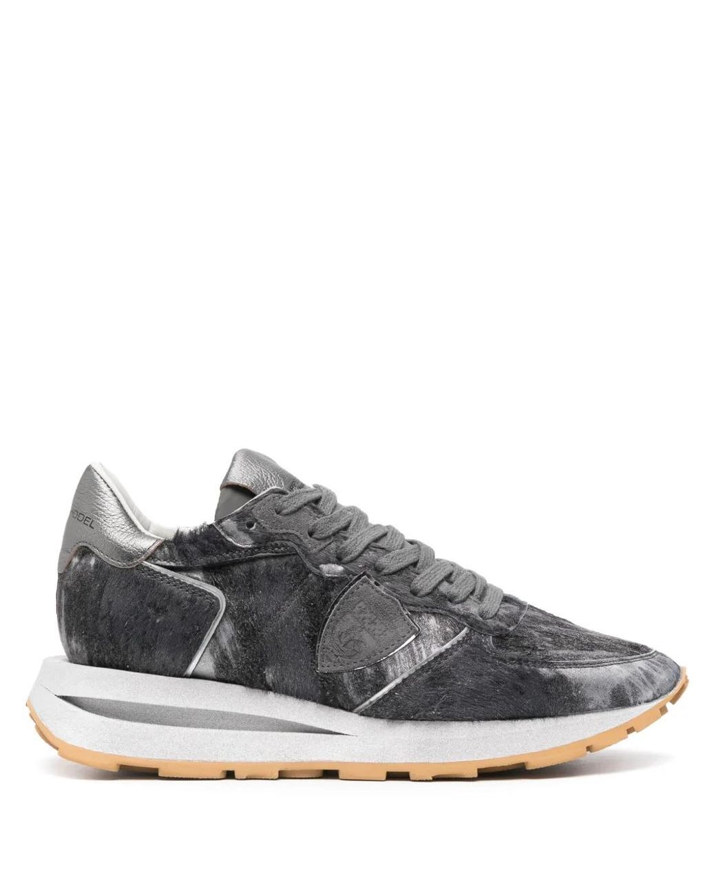Philippe Model Gray Tropez Haute Sneakers