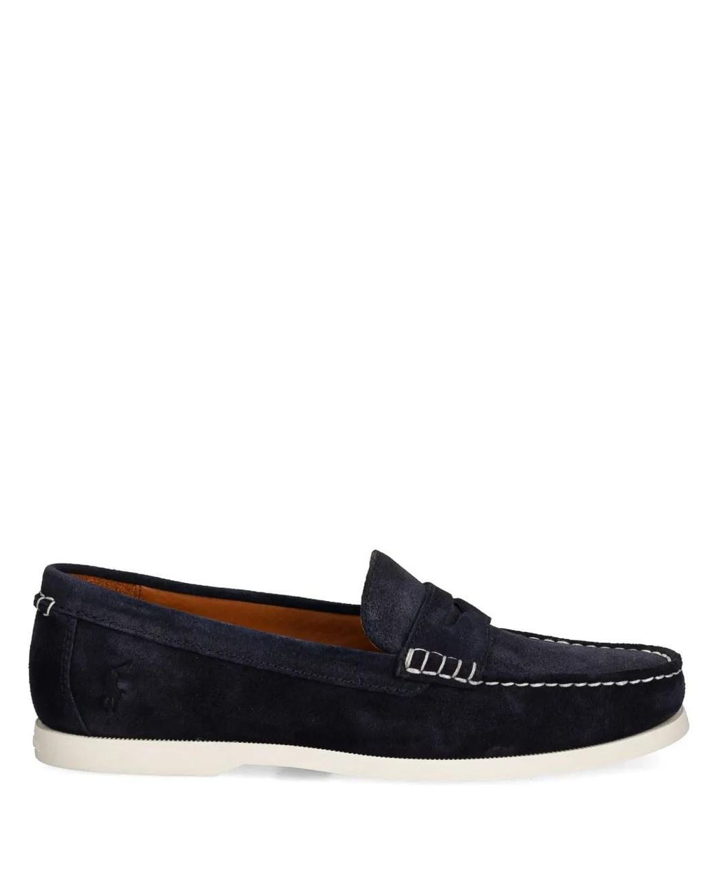 Polo Ralph Lauren Blue Merton Suede Loafers for men
