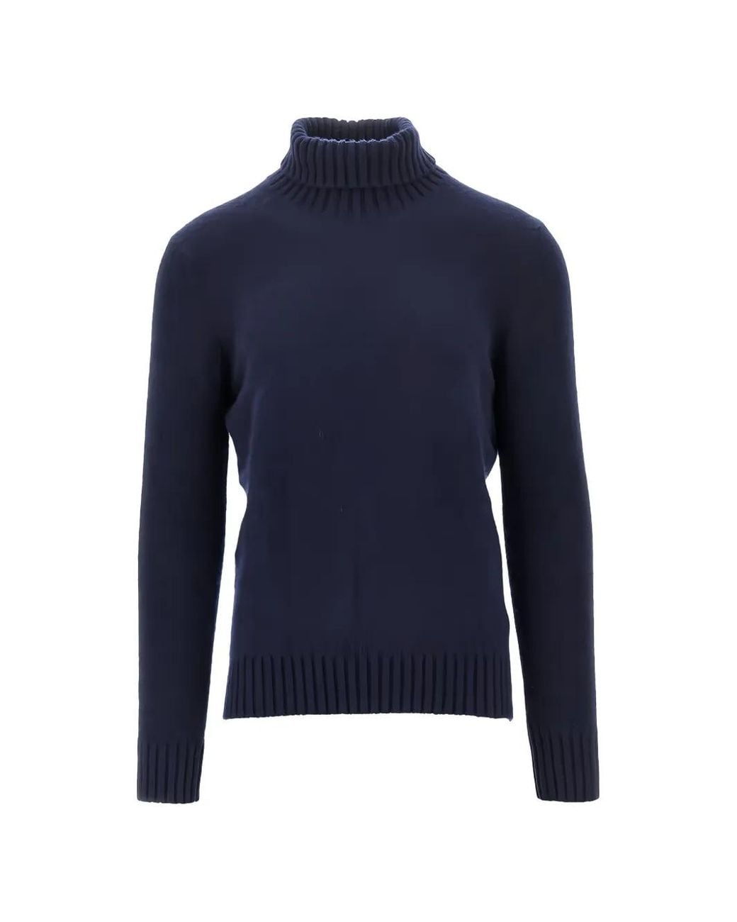 Piacenza Cashmere Blue Roll-Neck Knitwear for men