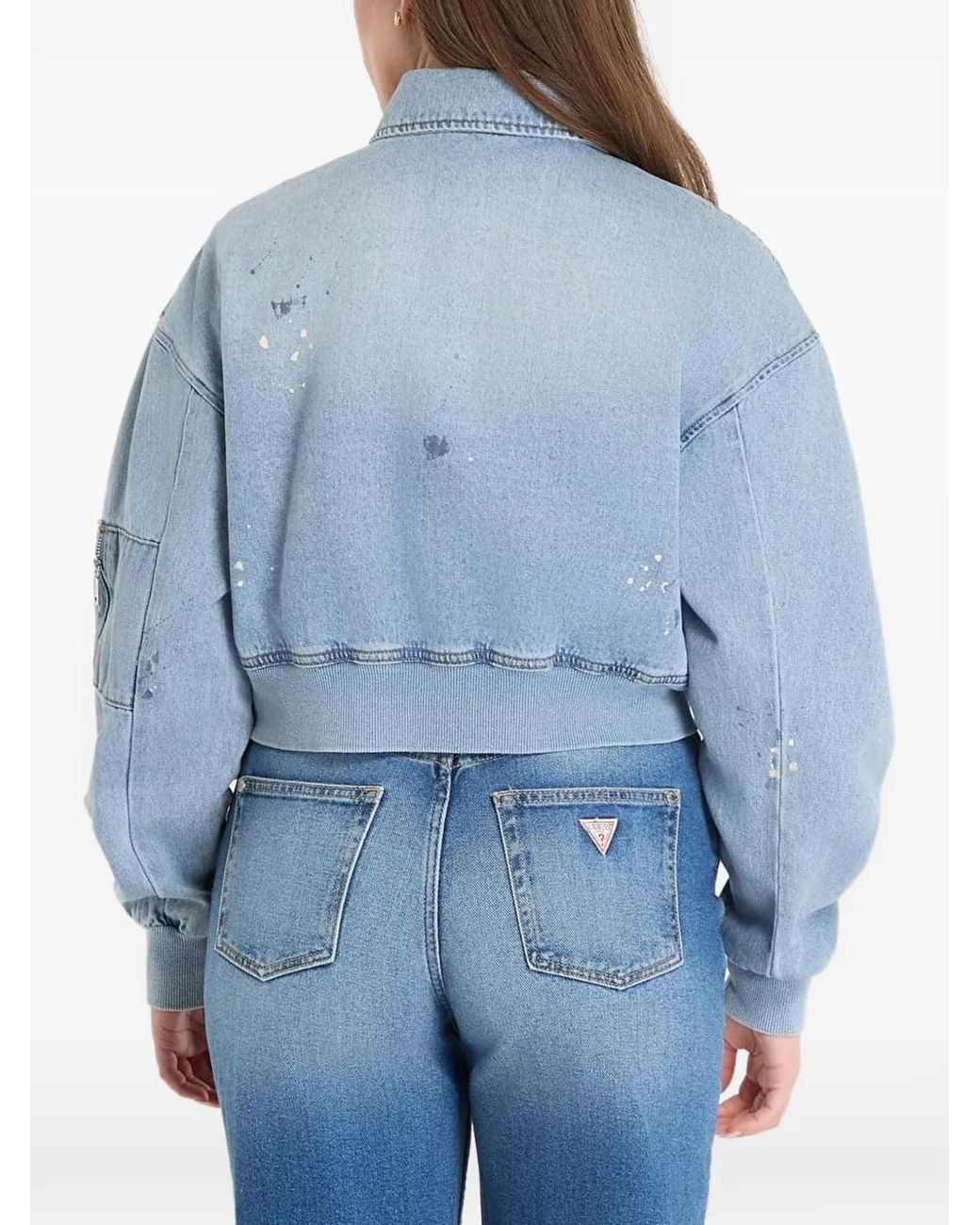 Guess Blue Anna Denim Jacket