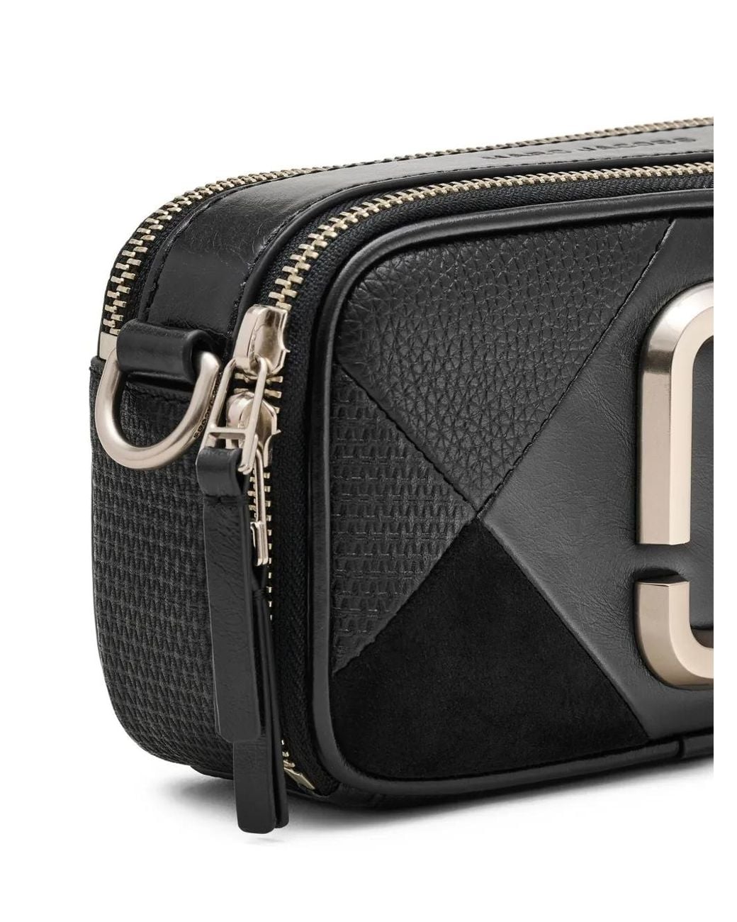Borsa A Tracolla Snapshot Con Design Patchwork di Marc Jacobs in Black