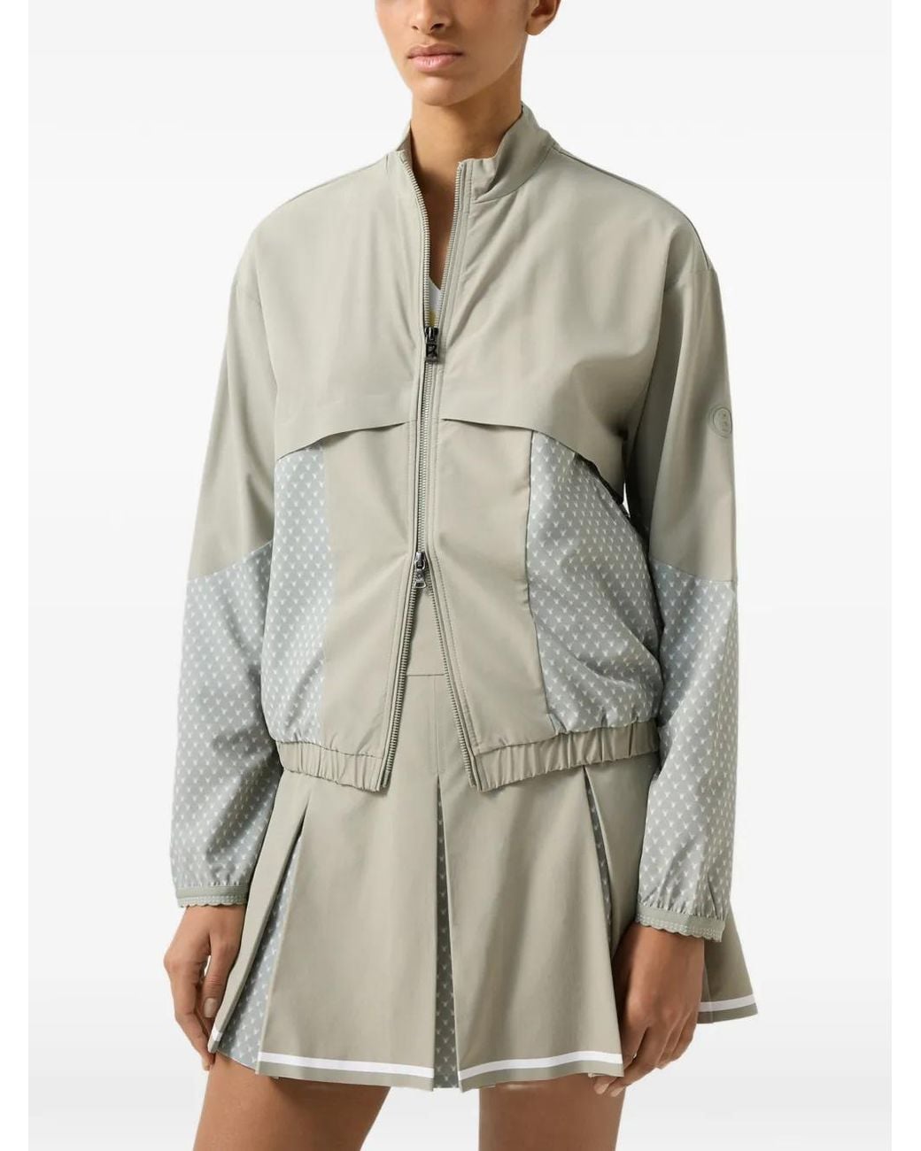 Bogner Gray Tonie Patterned Functional Jacket