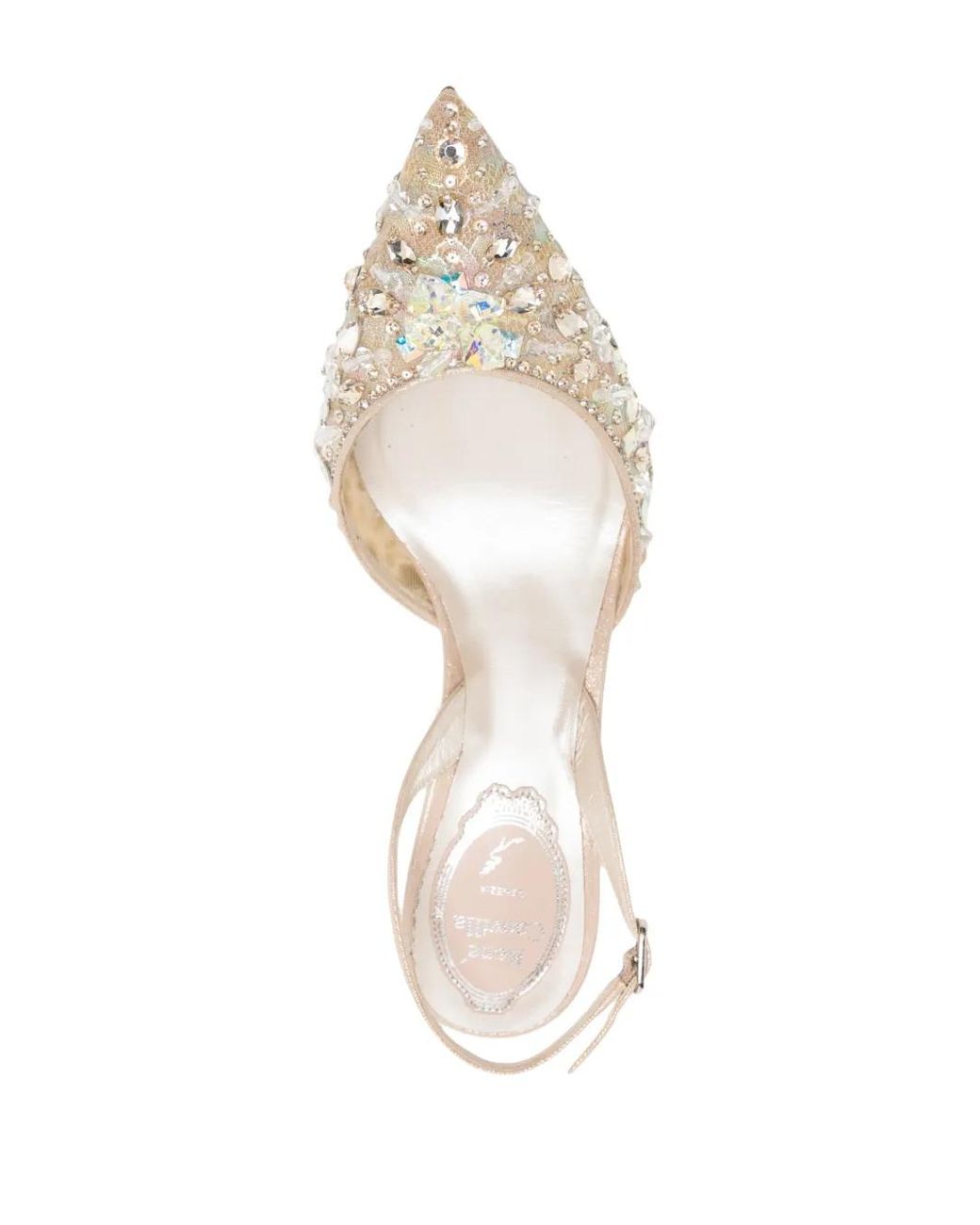 Rene Caovilla Natural Chandelier 70Mm Leather Pumps
