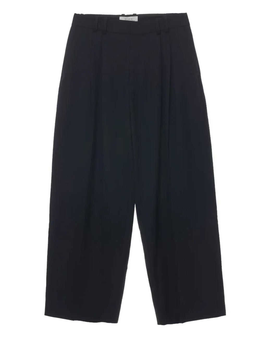Studio Nicholson Blue Double-Pleat Trousers for men