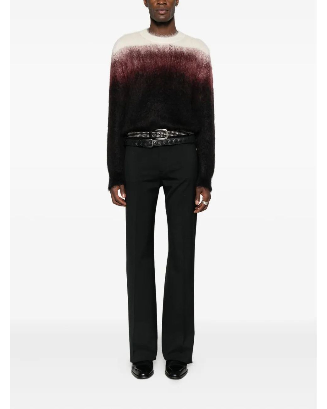 Jil Sander Black Brushed Sweater for men