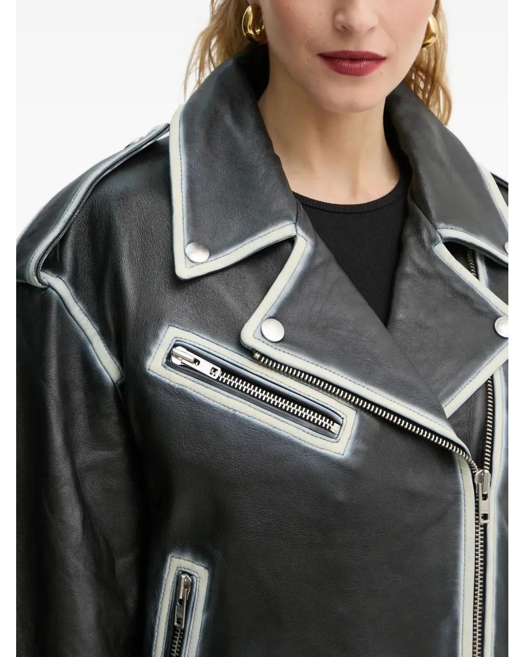 Stand Studio Black Irene Belted Jacket