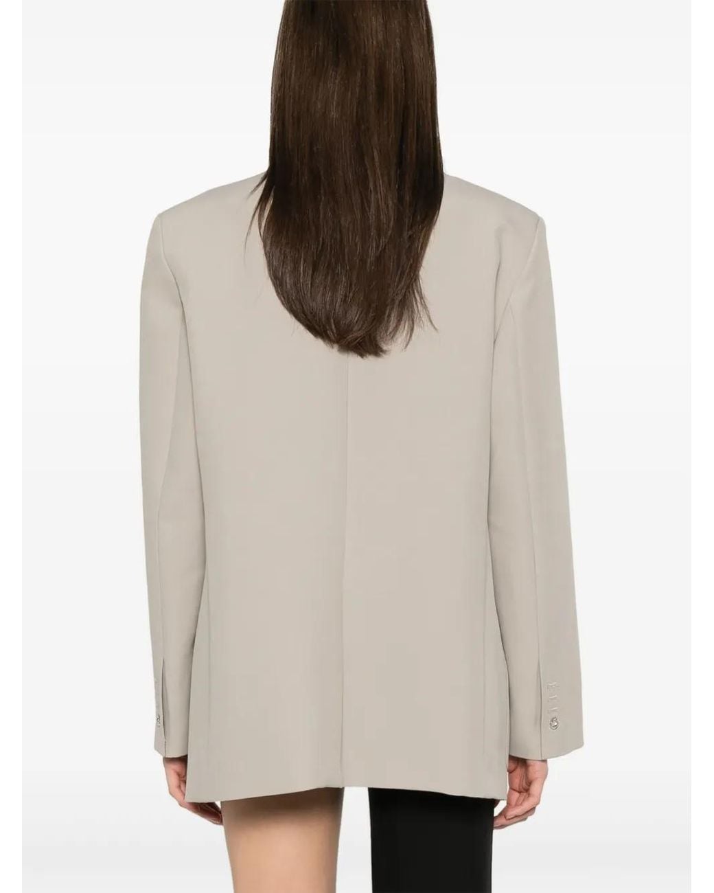Coperni Natural Belted-Pocket Blazer