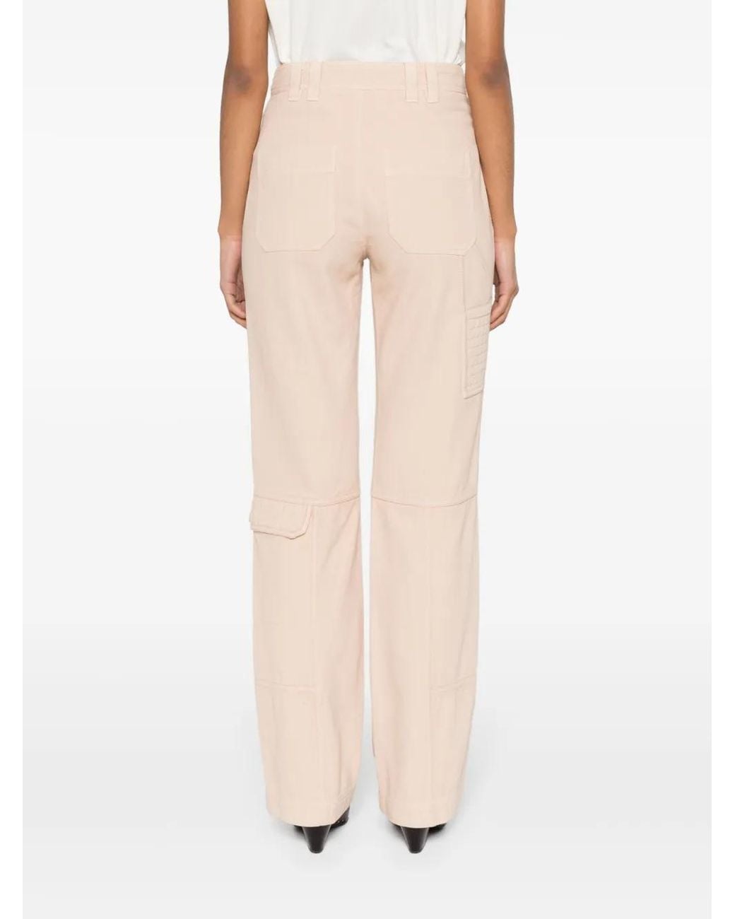 Zadig & Voltaire Natural Pepper High-Waist Straight-Leg Trousers