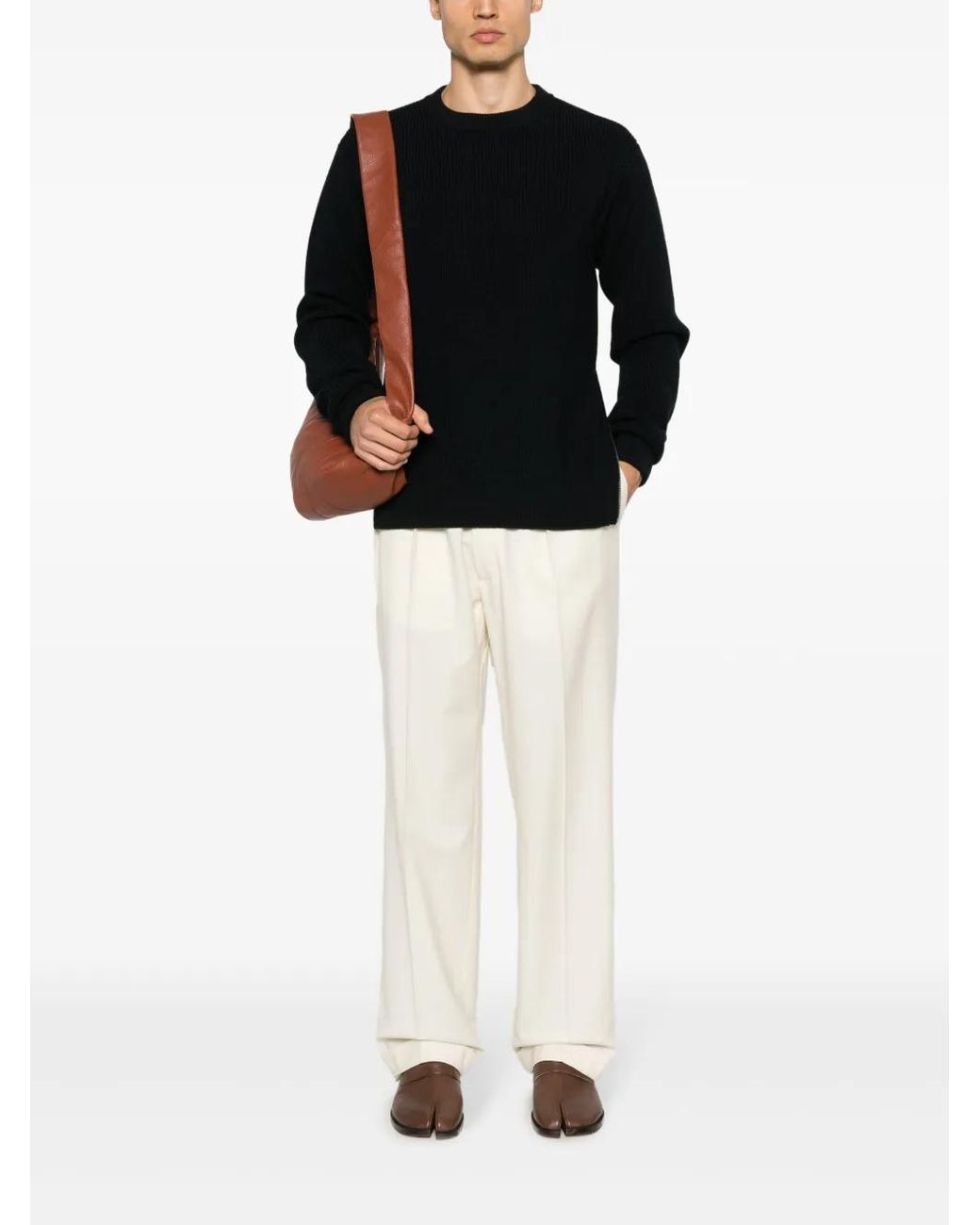 Jil Sander Blue Crew-neck Sweater for men