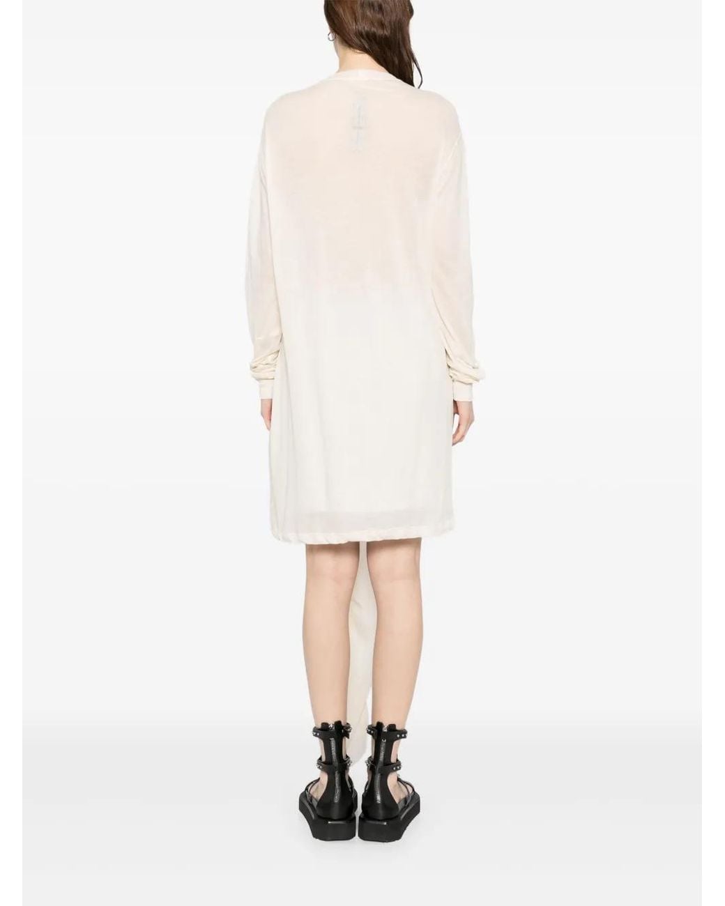Rick Owens White Drain Tee