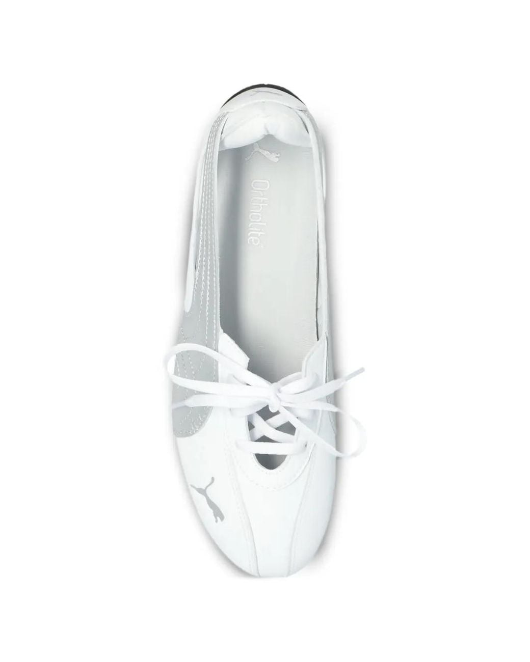 PUMA White Speedcat Ballet Nova Metallic