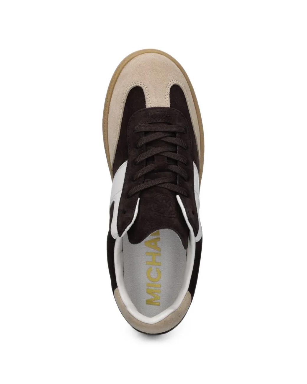 MICHAEL Michael Kors Black Suede-Panelled Sneakers