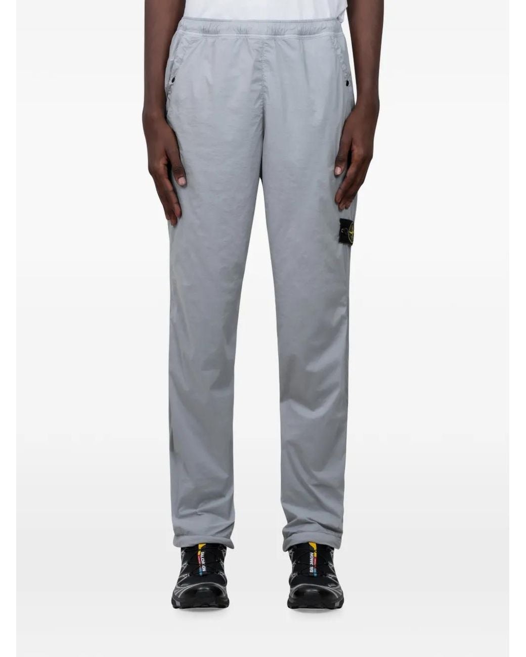 Stone Island Gray 3100017 Ultralight Nylon Stretch-Tc Pants for men