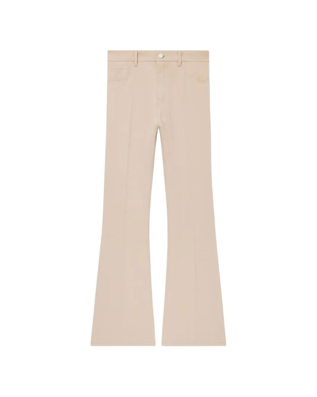 Courreges Natural Signature 70's Bootcut Trousers for men