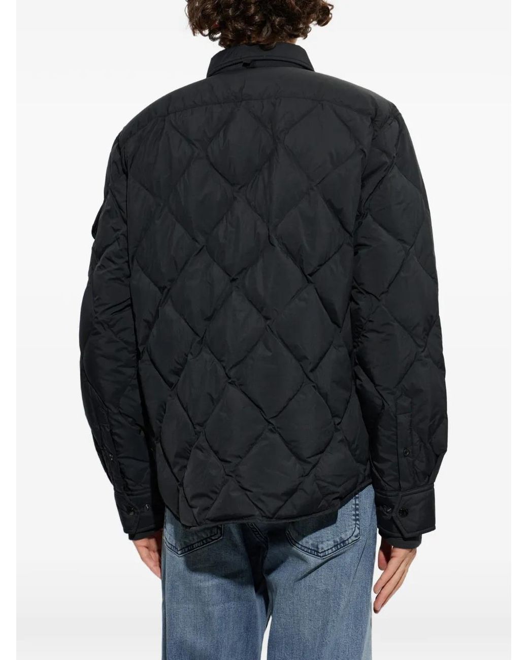 Rag & Bone Blue Dane Quilted Padded Jacket for men