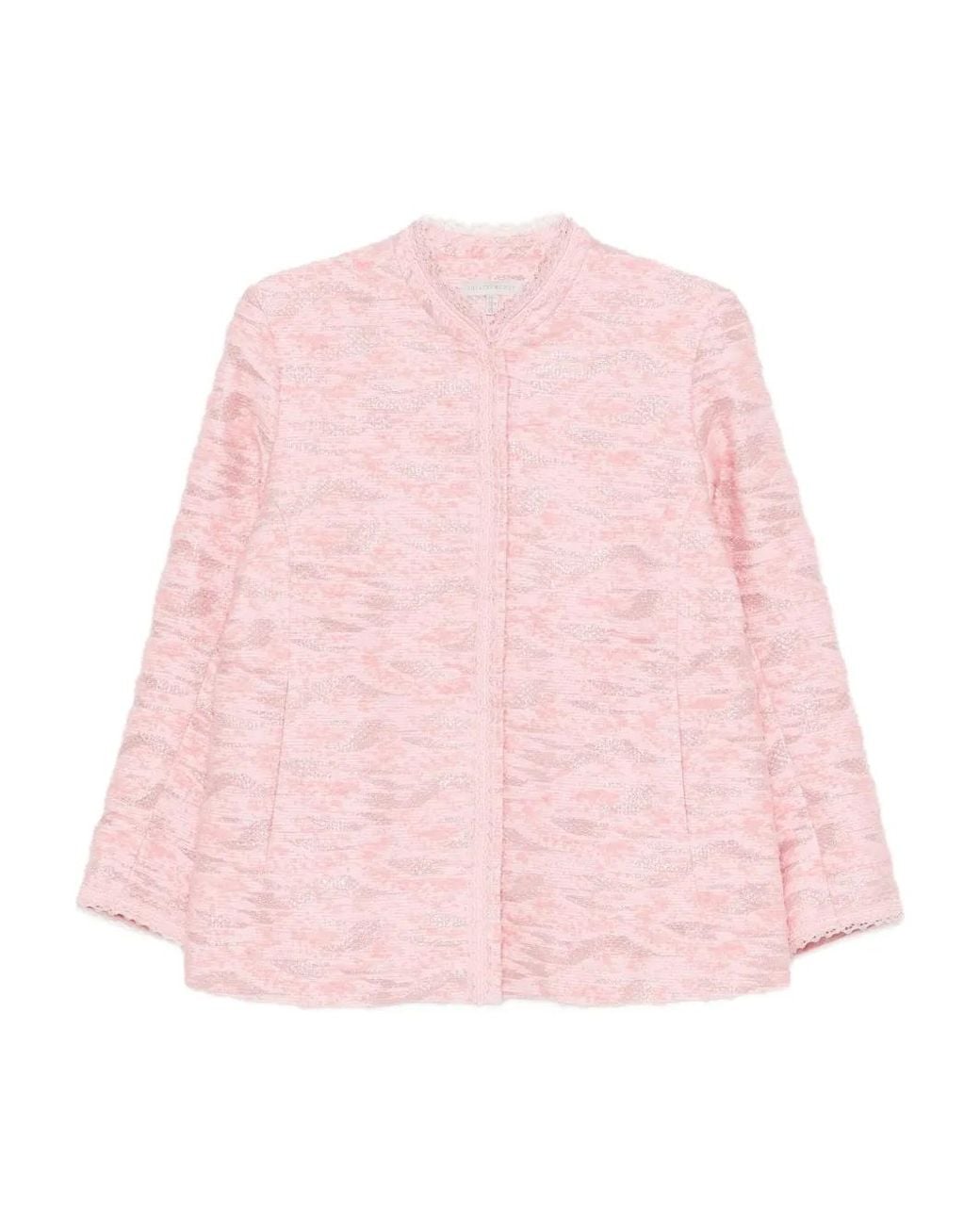Shiatzy Chen Pink Scape-Of-Curve Jacket