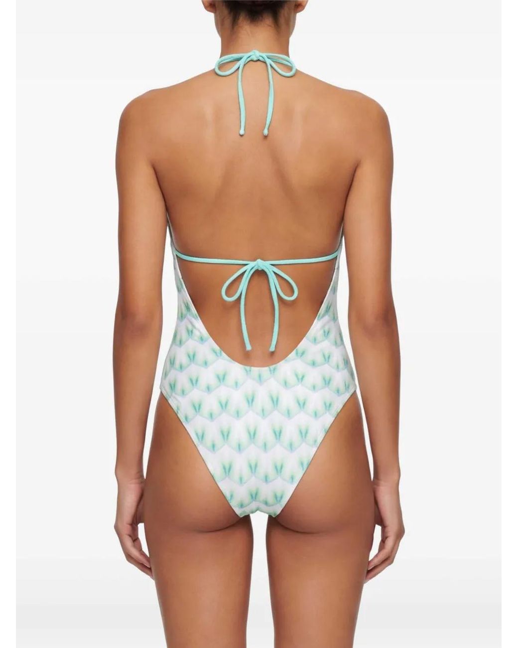 Missoni Blue One-Piece Swimsuit