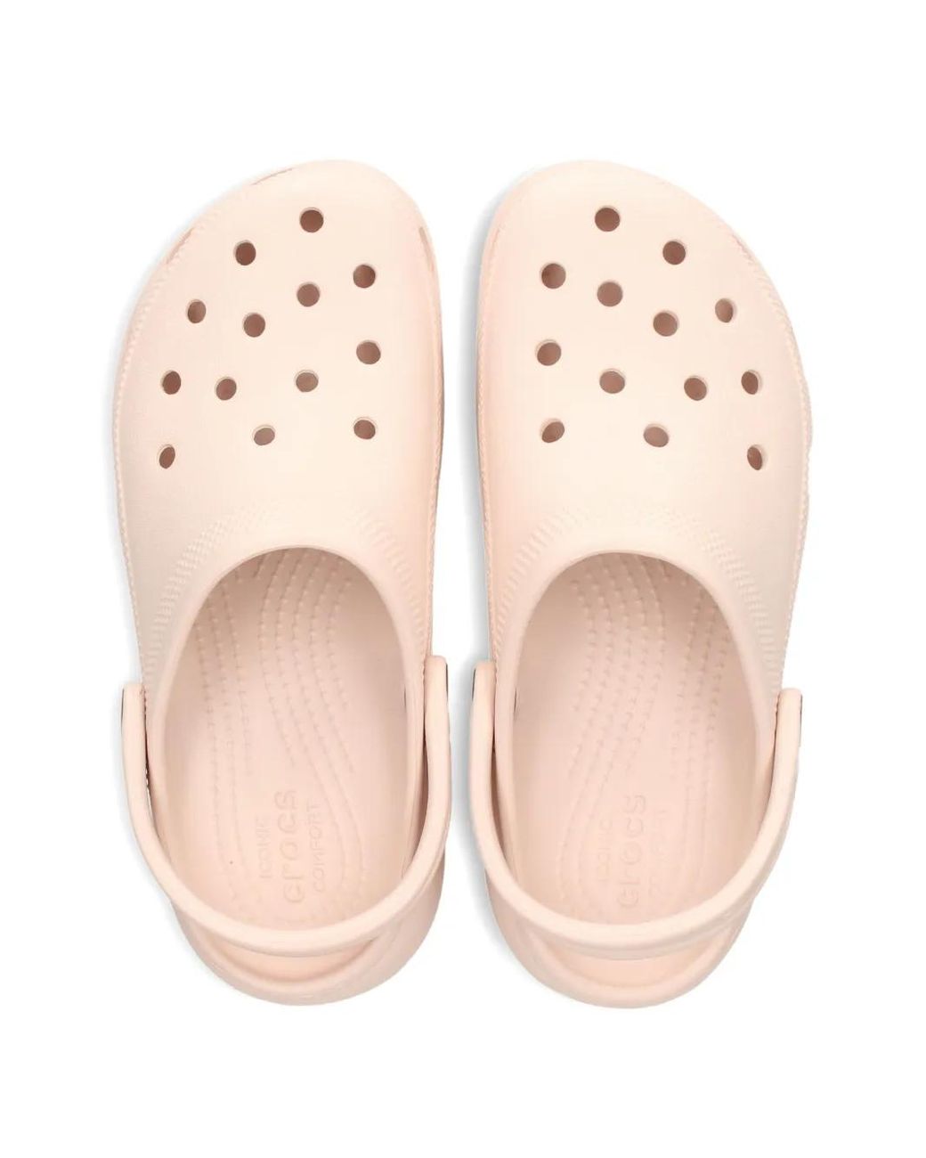 CROCSTM Pink Platform Heel Slides