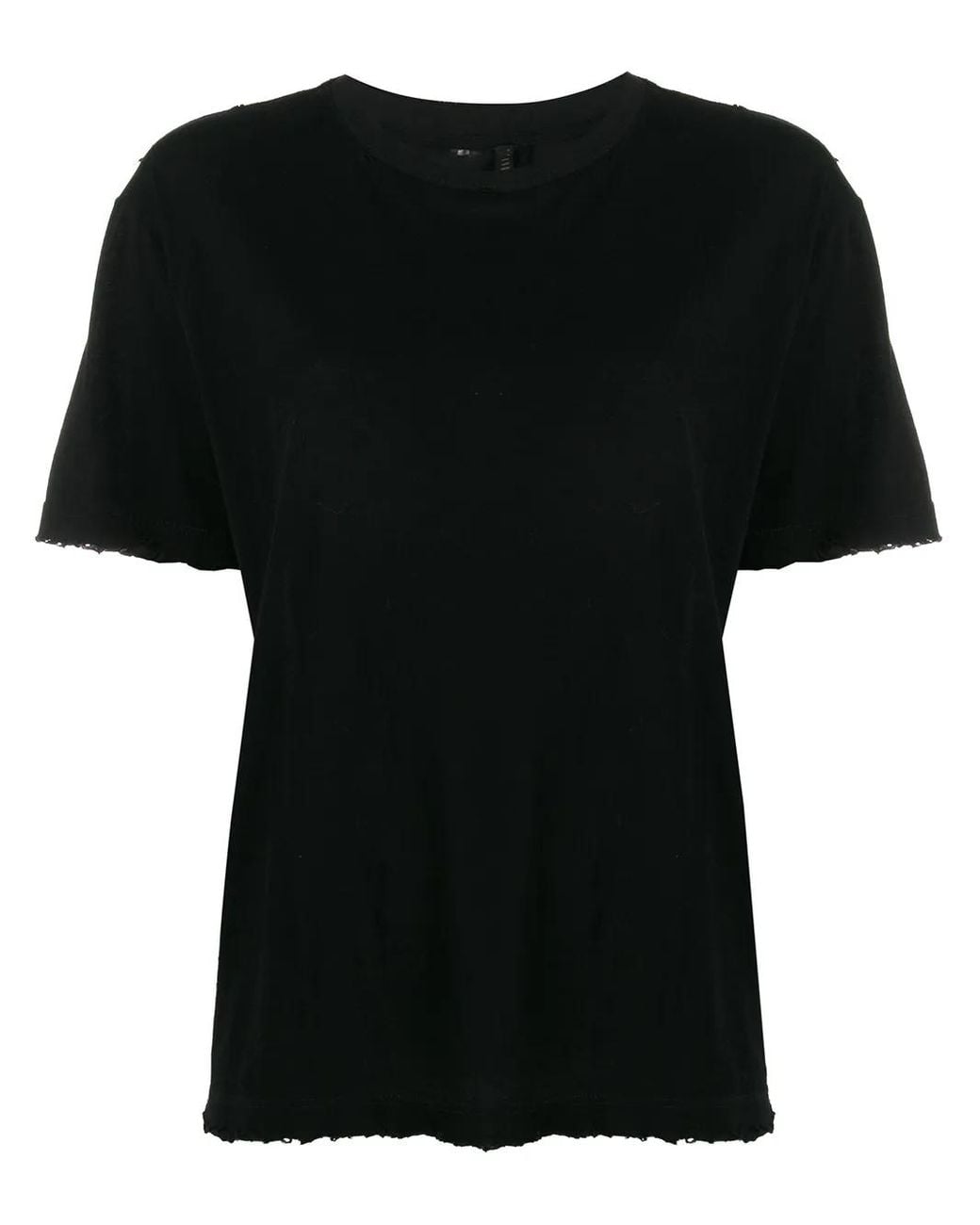 Unravel Project Black Basic Plain T-Shirt