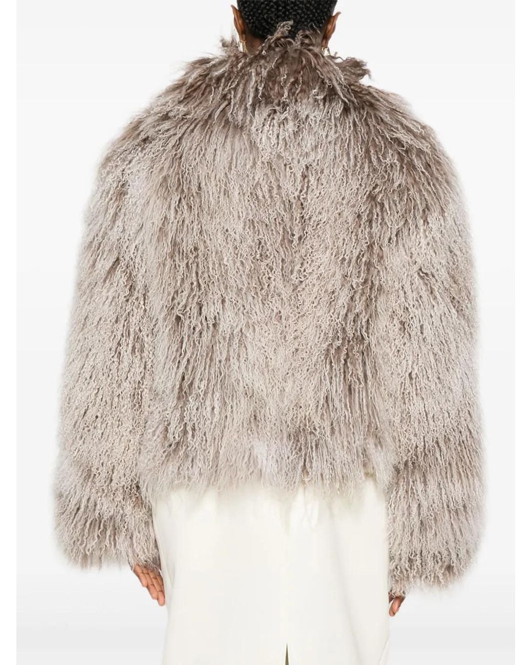 DUCIE Natural Rochelle Shearling Jacket