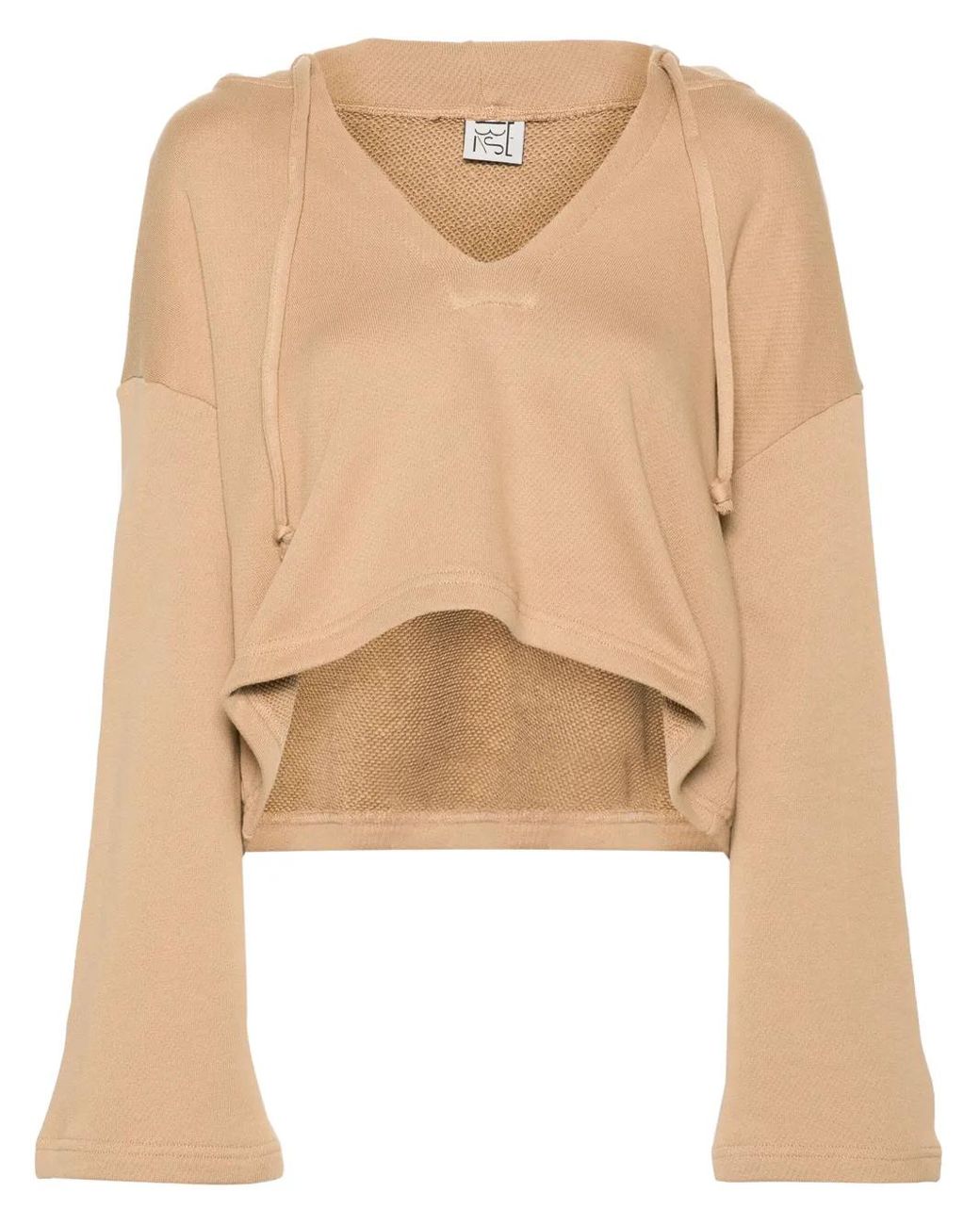 Baserange Natural Ordu Cropped Hoodie