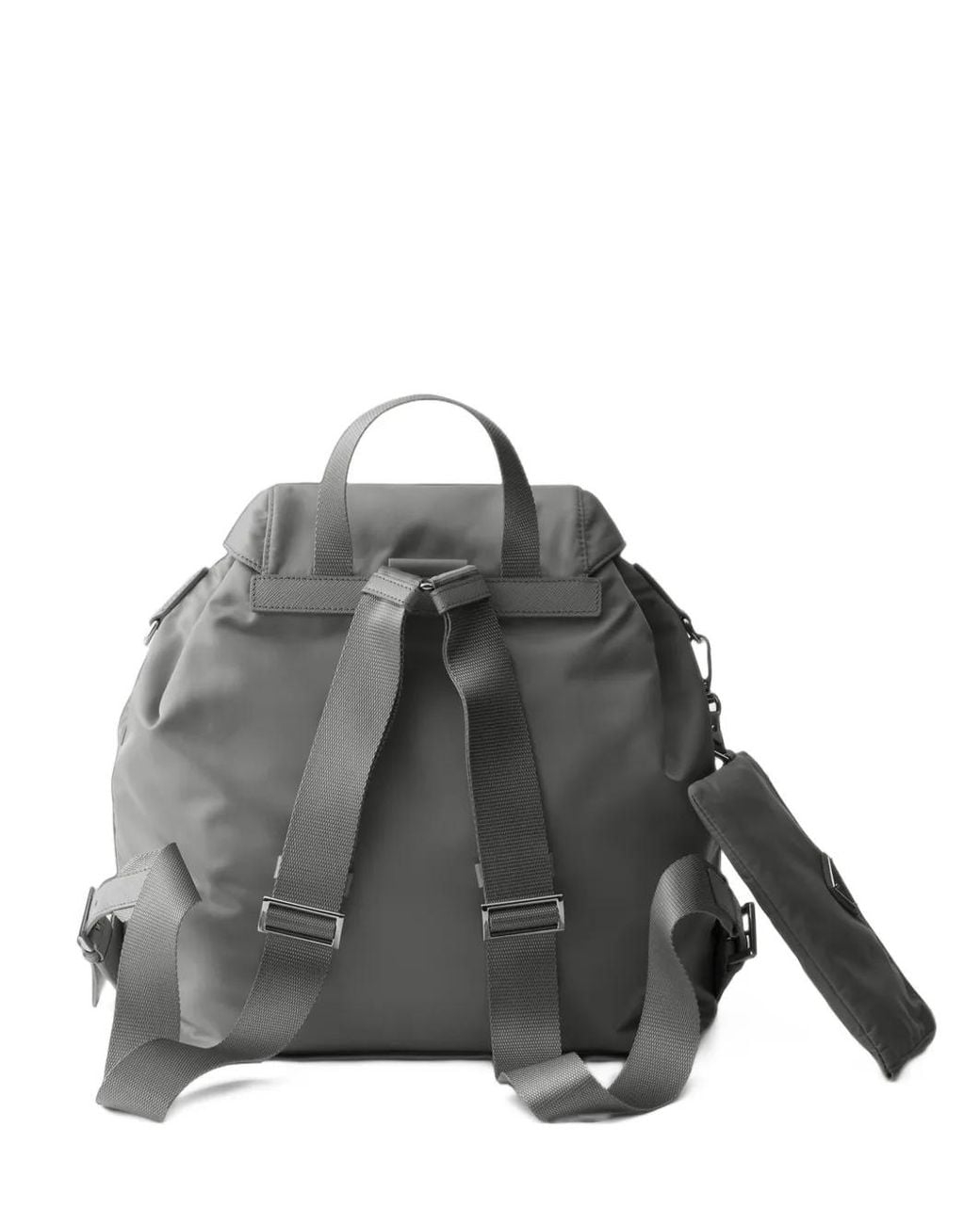 Prada Gray Medium Re-Nylon Backpack