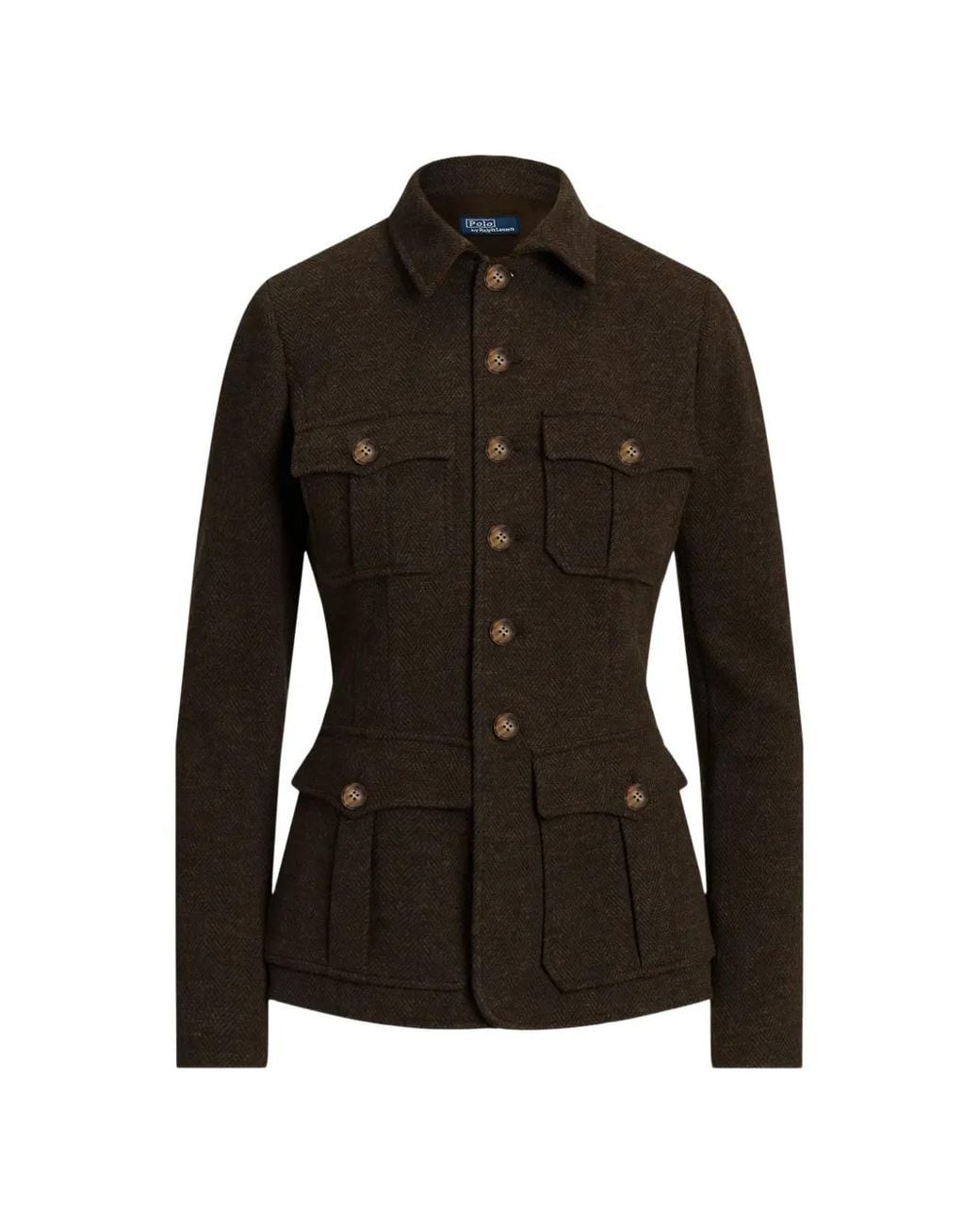 Polo Ralph Lauren Black Button Pocket Jacket