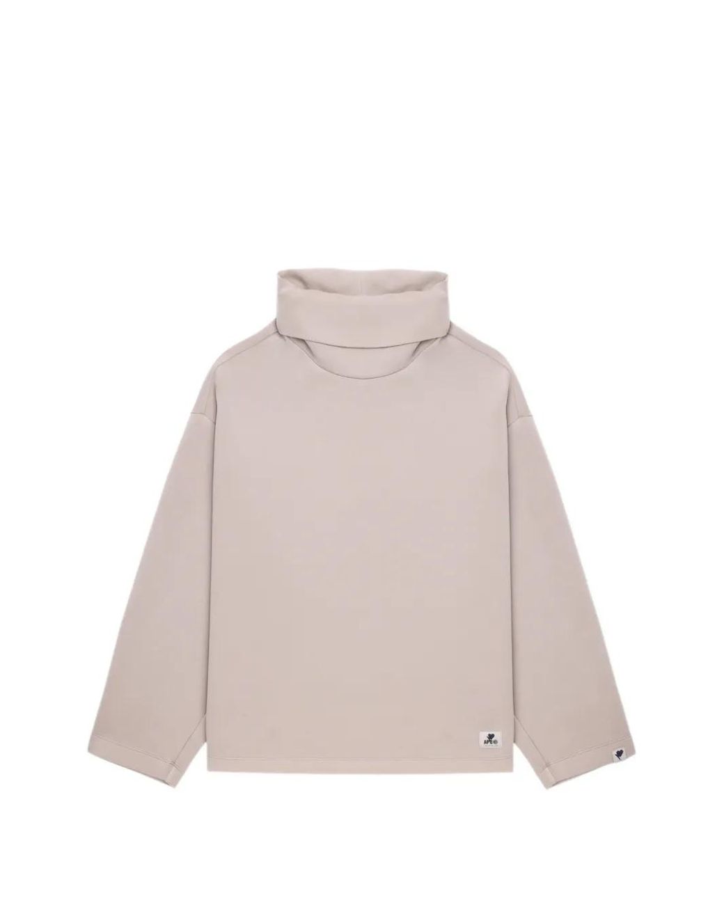 A Bathing Ape Natural Turtleneck Sweatshirt