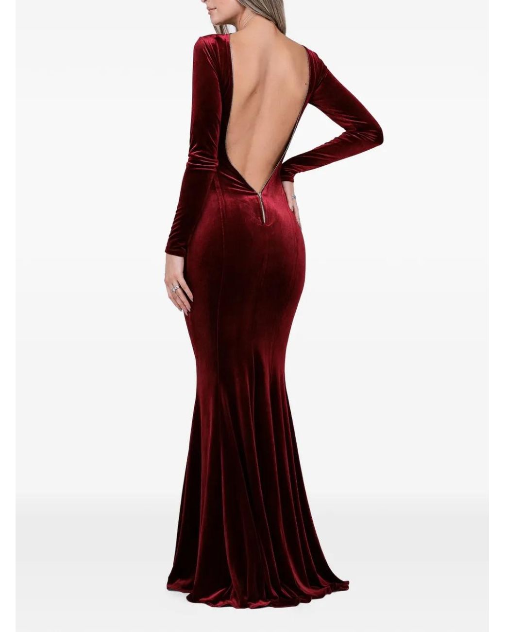 ROSERRY Red Melbourne Long-Sleeve Dress