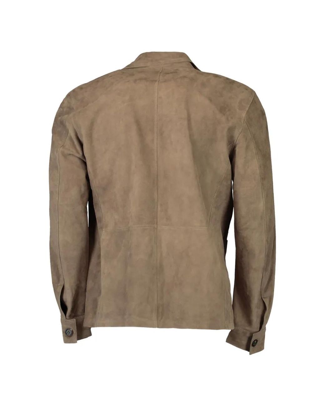 Eleventy Brown Surchemise Boutonnée for men