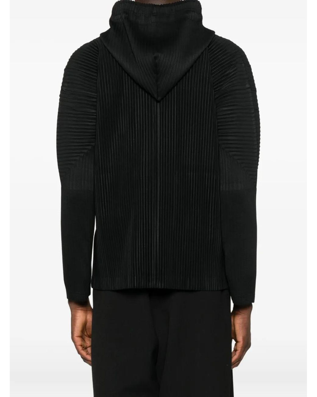 Homme Plissé Issey Miyake Black June Blouson Jacket for men